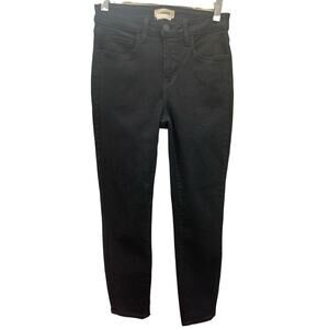 L'Agence Jeans Size 24 High Rise Skinny Jeans Black sz 0 US